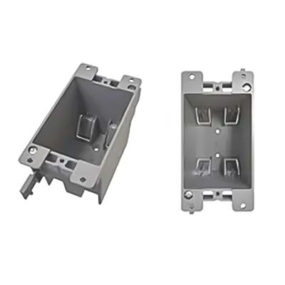 P004 American 14 Cu.In. One-Gang Old Work Switch/Outlet Box With Mounting Ears And Swing Clamps 2-3/4