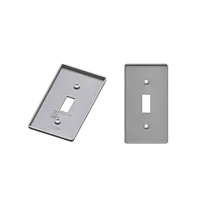 P058 American One-Gang Handy Blank Cover Plates-Nonmetallic 0.25