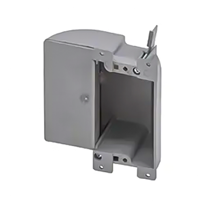 P035 American 17 Cu.In. One-Gang Old Work Shallow Box With Mounting Ears And Swing Clamps 2