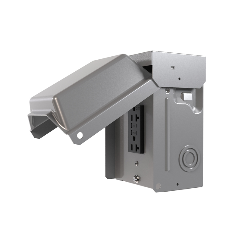 LSTK03 Electrical Breaker Box NEMA 5-20R  Receptacle With Circuit Breaker Panel