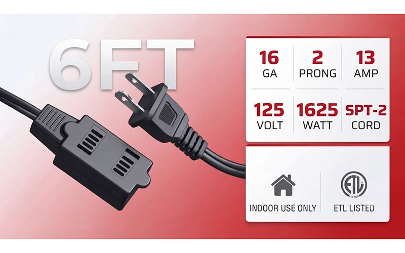 Smarter Indoor Power Solution: Flat Extension Cord with Dustproof Safety Design